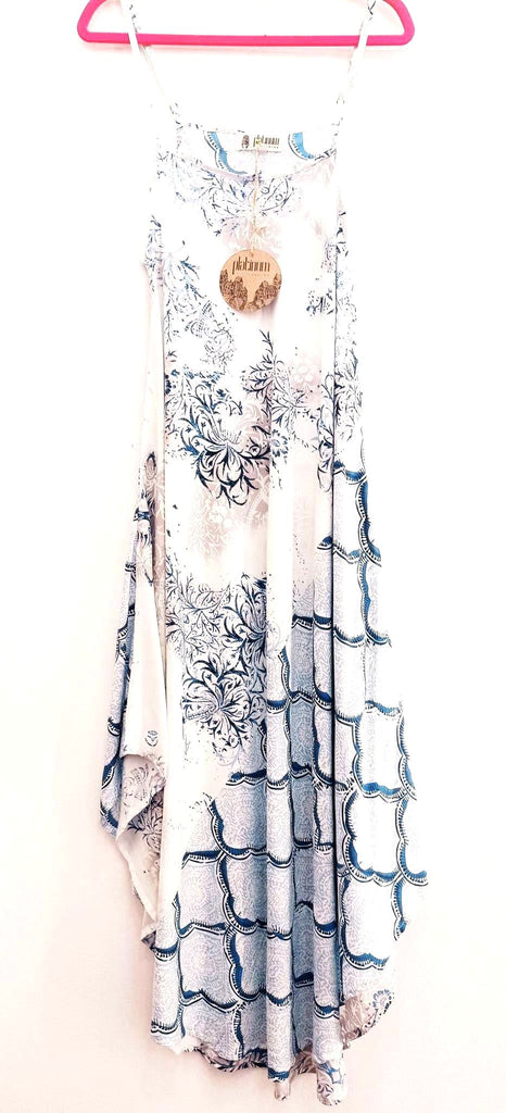 Μακρύ Φόρεμα 100% rayon με μαροκινό μοτίβο Ρ064000