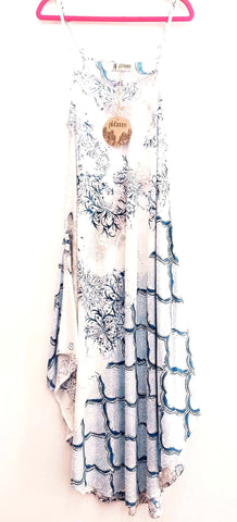 Μακρύ Φόρεμα 100% rayon με μαροκινό μοτίβο   Ρ064000