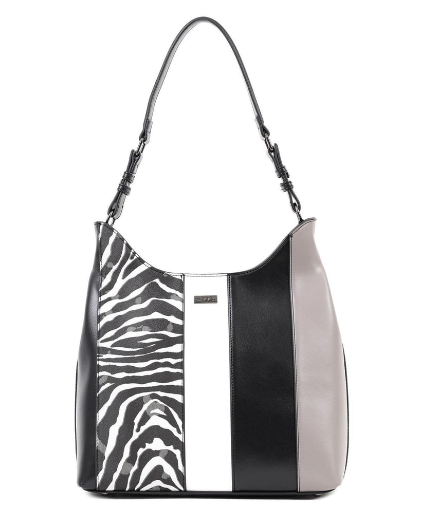 Tσάντα ώμου DOCA animal print ΤΠΤ005000