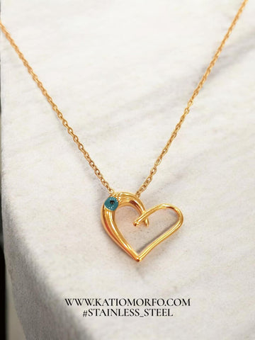 Κολιέ Καρδιά σε Ατσάλι Κ288000