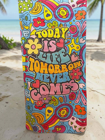 Πετσέτες θαλάσσης suede microfiber απίστευτα απορροφητική & απαλή με λάστιχο για εύκολη μεταφορά