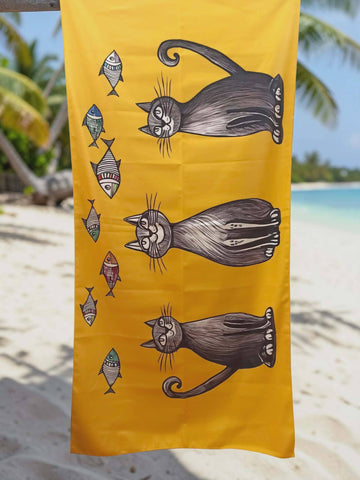 Πετσέτες θαλάσσης suede microfiber απίστευτα απορροφητική & απαλή με λάστιχο για εύκολη μεταφορά