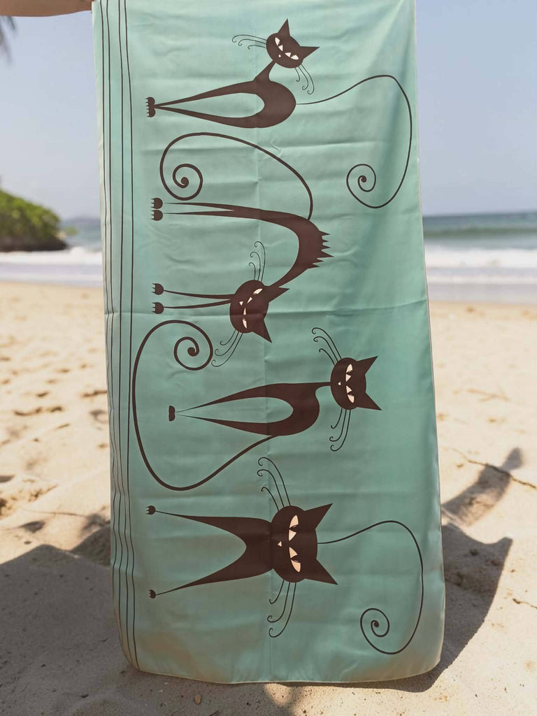 Πετσέτες θαλάσσης suede microfiber απίστευτα απορροφητική & απαλή με λάστιχο για εύκολη μεταφορά