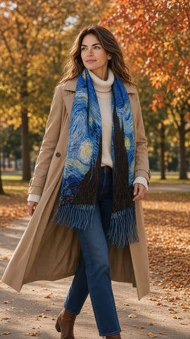 Εσάρπα Cashmere - Viscose 80x180cm  Φ022000