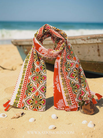 Παρεό - Φουλάρι 100% Βαμβάκι 200x100cm   Φ26006000