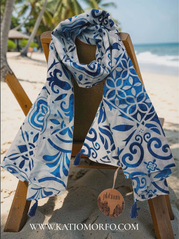 Παρεό - Φουλάρι 100% Βαμβάκι 200x100cm   Φ26004000