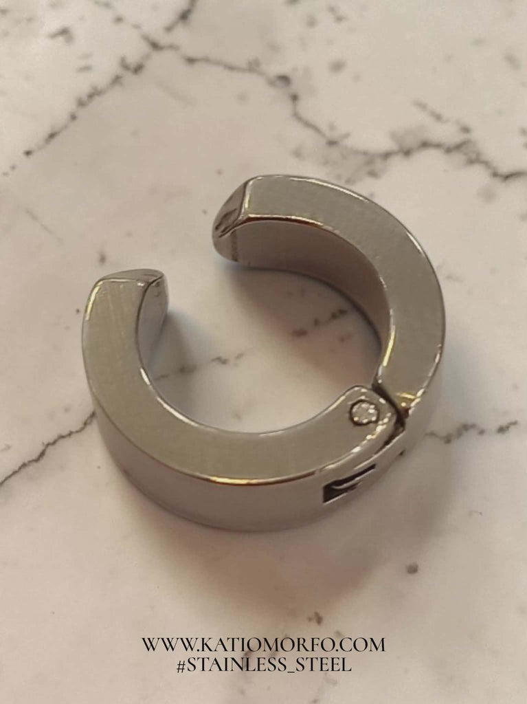 Σκουλαρίκι για λοβό αυτιού Earcuff σε ατσάλι. Σ608000