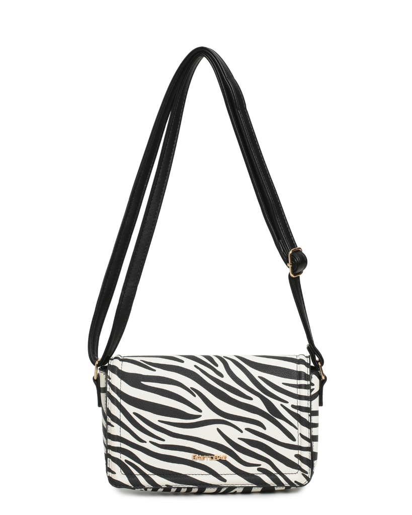 Τσάντα ώμου BagtoBag με animal print  ΤΠΤ222000
