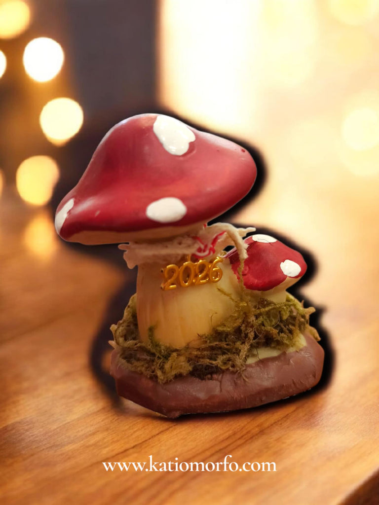 Χειροποίητο Γούρι Μανιταράκια  XM396000