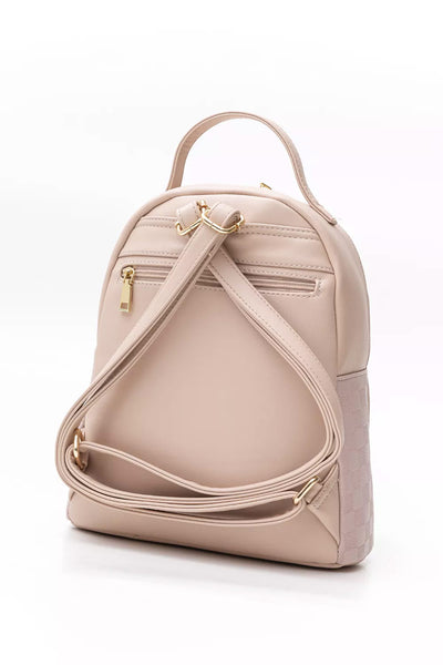 Τσάντα πλάτης fragola σε ροζ χρώμα με καρό σχέδιο ΤΠΤ344000