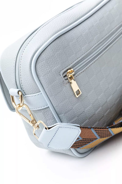 Τσάντα fragola χιαστί και ώμου σε γαλάζιο χρώμα με καρό σχέδιο ΤΠΤ341000