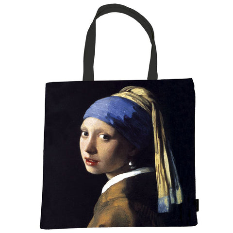 SHOPPING BAG VERMEER, GIRL WITH PEARL (FRIDOLIN-GERMANY)  ΤΠΤ225000