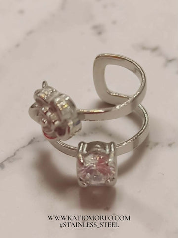 Σκουλαρίκι για λοβό αυτιού Earcuff σε ατσάλι. Σ606000