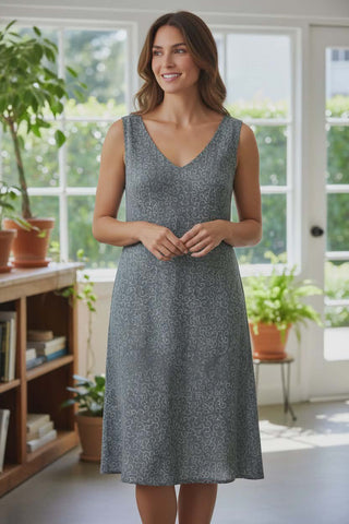 Φόρεμα σε έθνικ μοτίβο - 100 rayon  Ρ26034000