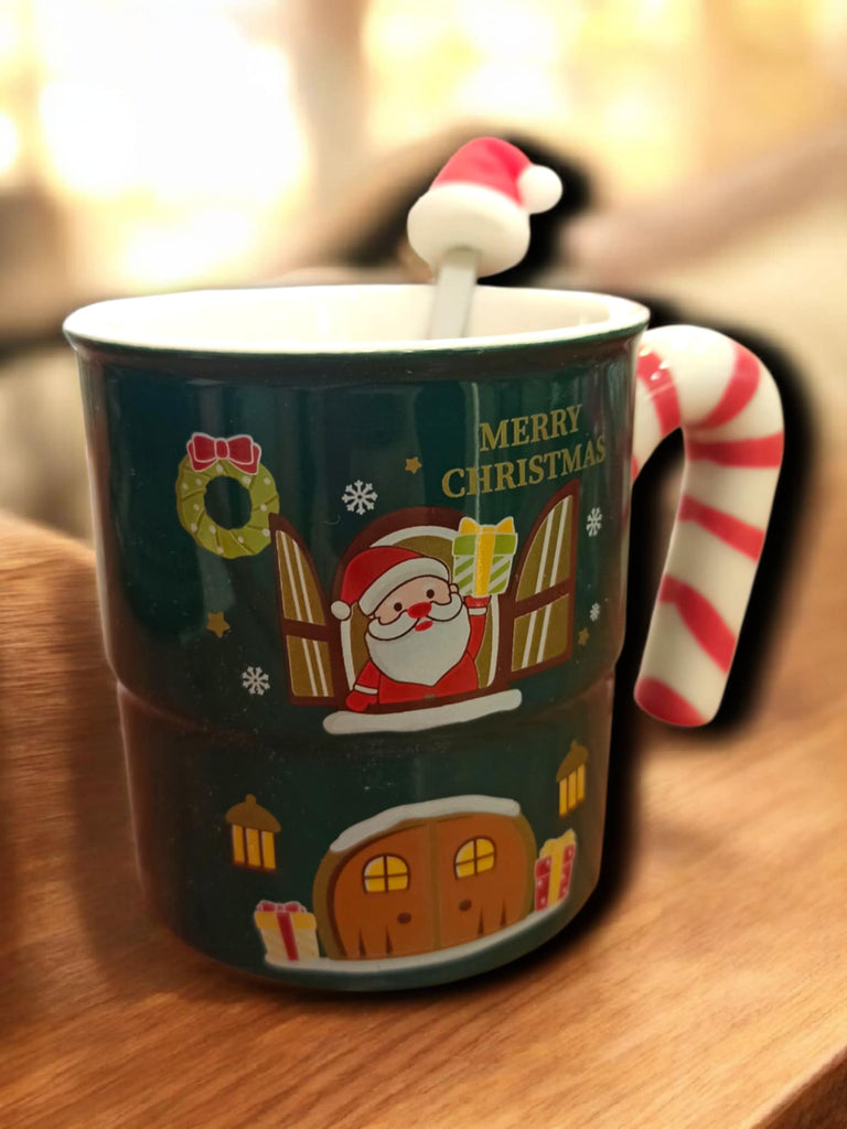 Κεραμική Κούπα με κουταλάκι  XM393000