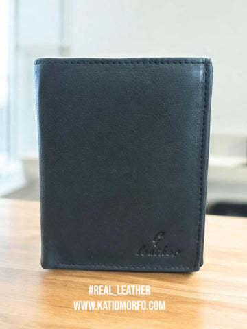 Δερμάτινο Πορτοφόλι με πολλές θήκες 12x9cm ΤΠΠ396000