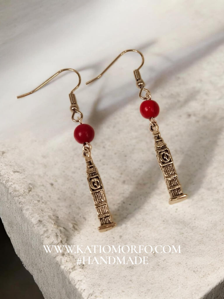 Χειροποίητα Σκουλαρικια σε vintage σχέδιο  Σ544000