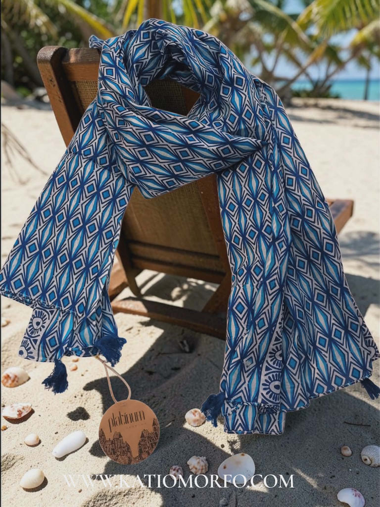 Παρεό - Φουλάρι 100% Βαμβάκι 200x100cm   Φ26001000