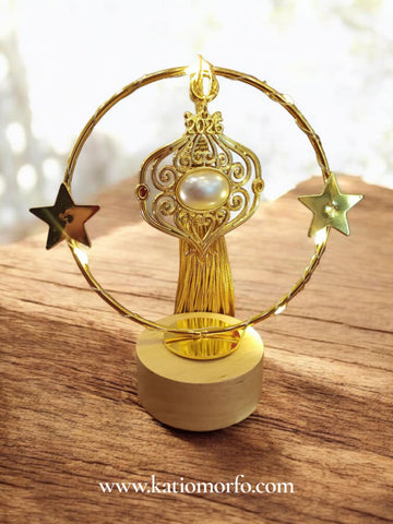 Χειροποίητο Γούρι '26 γλυπτό σε ξύλο με φως XM402000