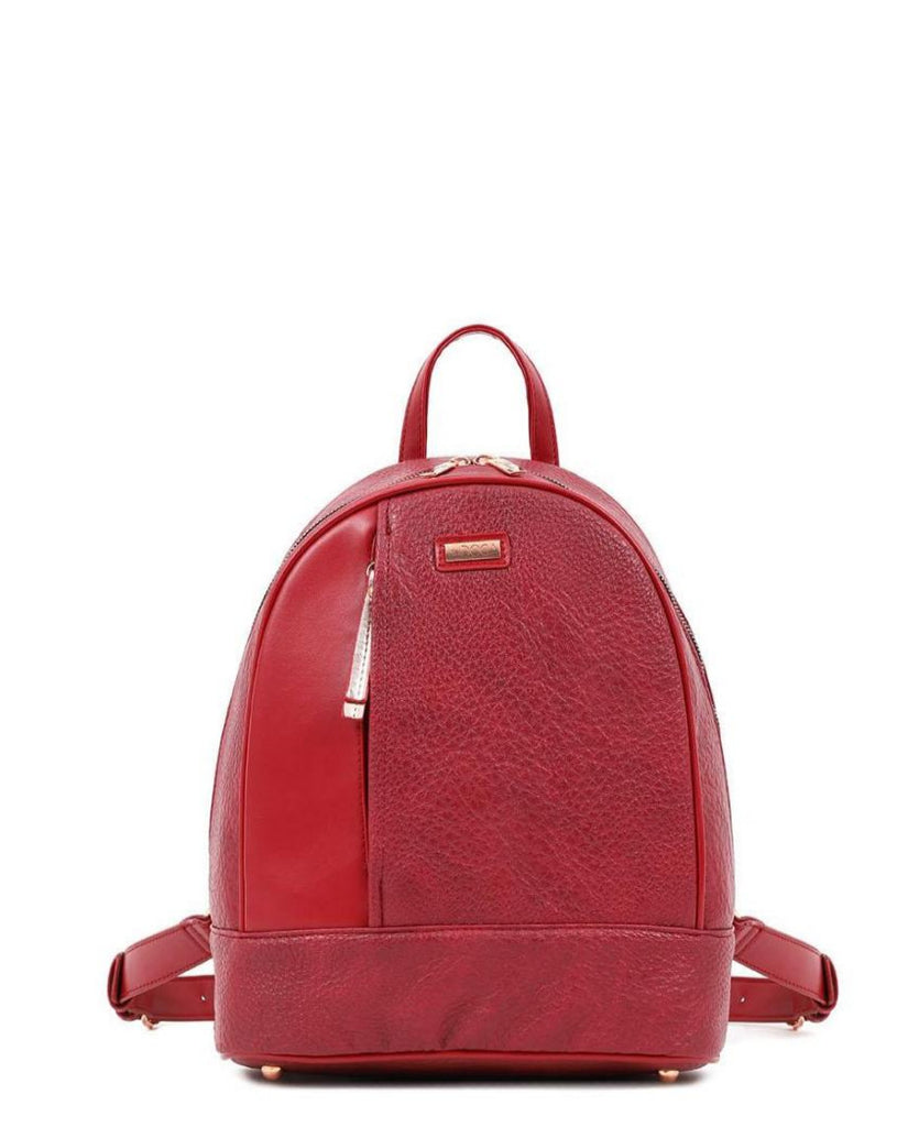 Γυναικεία τσάντα πλάτης DOCA σε κόκκινο χρώμα.ΤΠΤ262000