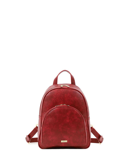 Γυναικεία τσάντα πλάτης DOCA σε κόκκινο χρώμα. ΤΠΤ160000
