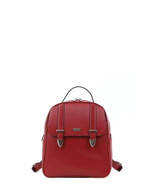 Γυναικεία τσάντα πλάτης DOCA σε κόκκινο χρώμα. ΤΠΤ218000