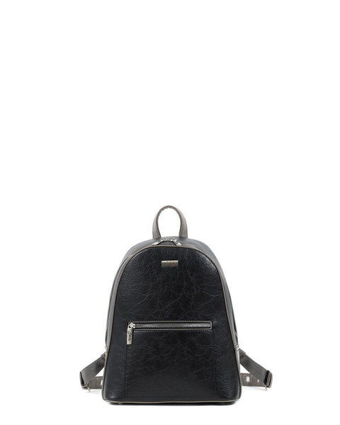 Γυναικεία τσάντα πλάτης DOCA σε μαύρο χρώμα. ΤΠΤ163000