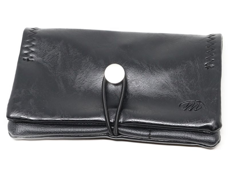 Καπνοθήκη σε μαύρο χρώμα με λάστιχο