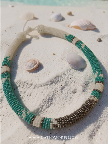 Χειροποίητο κολιέ με χάντρες Κ314000