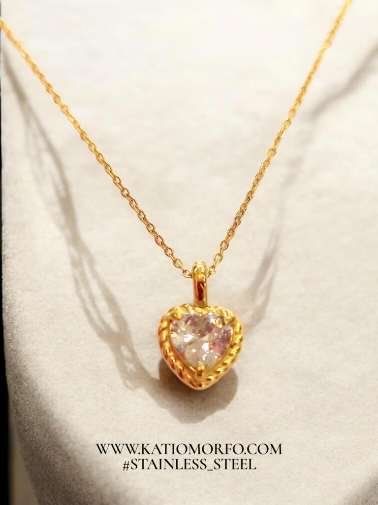 Κολιέ Καρδιά σε Ατσάλι Κ293000