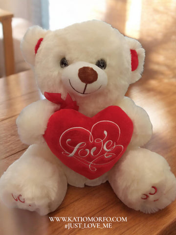 Αρκουδάκι μεγάλο με Καρδιά ~30cm