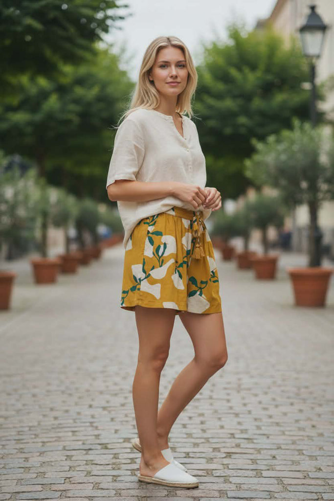 Σορτς σε boho σχέδιο  Ρ26011000