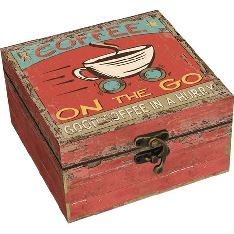 Ξύλινο κουτί σε vintage σχέδιο