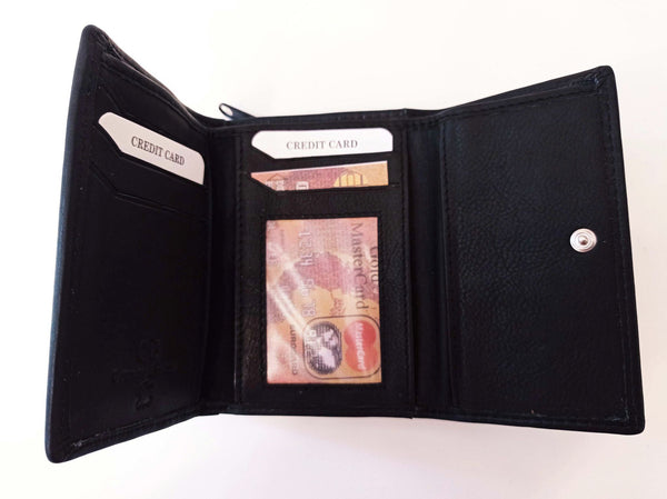 Δερμάτινο Πορτοφόλι με πολλές θήκες για κάτρες, χαρτονομίσματα & κέρματα ΤΠΠ478000