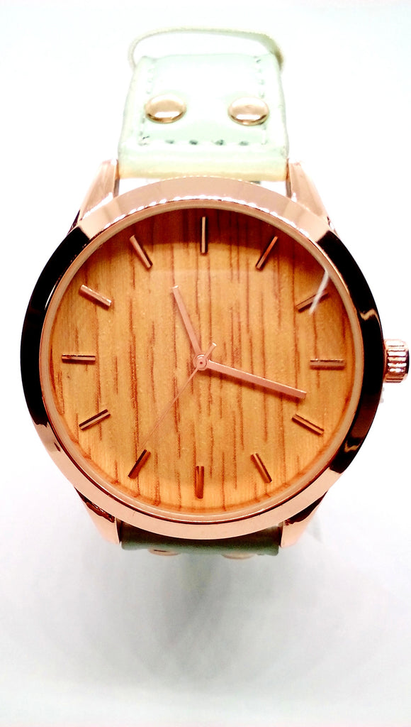 Ρολόι με σχέδιο απομίμηση ξύλου  (Κωδ:Β328500)