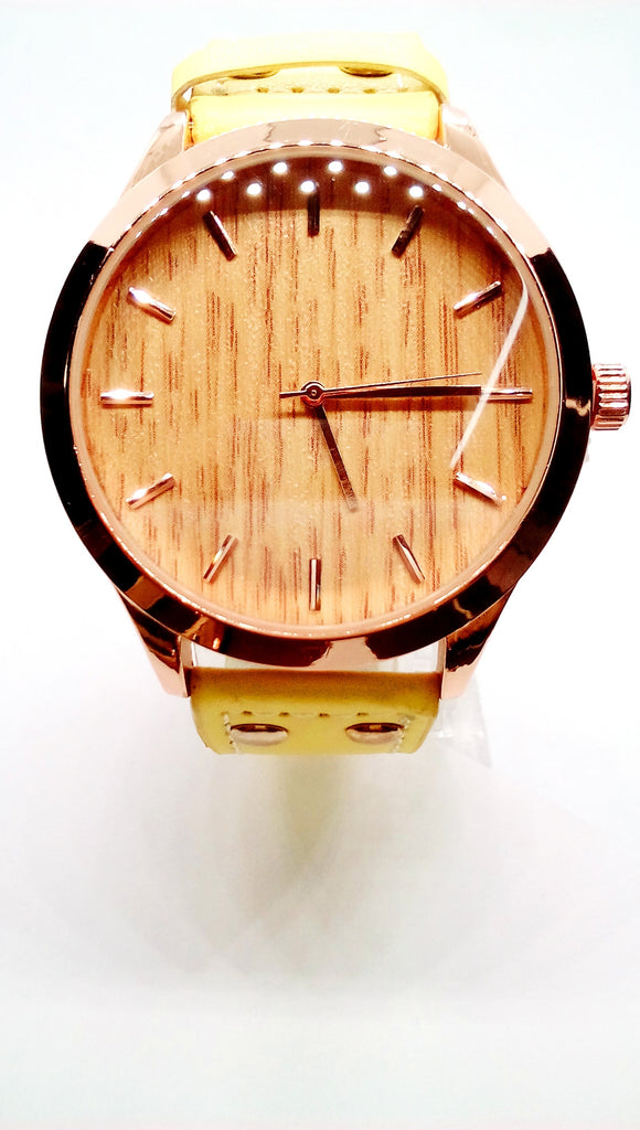 Ρολόι με σχέδιο απομίμηση ξύλου  (Κωδ:Β329500)