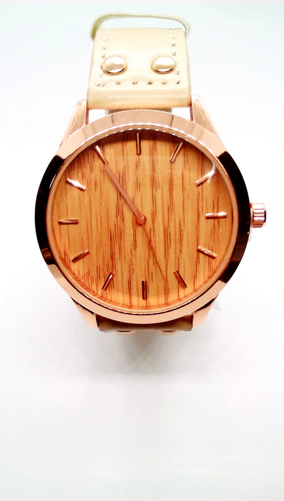 Ρολόι με σχέδιο απομίμηση ξύλου  (Κωδ:Β327500)