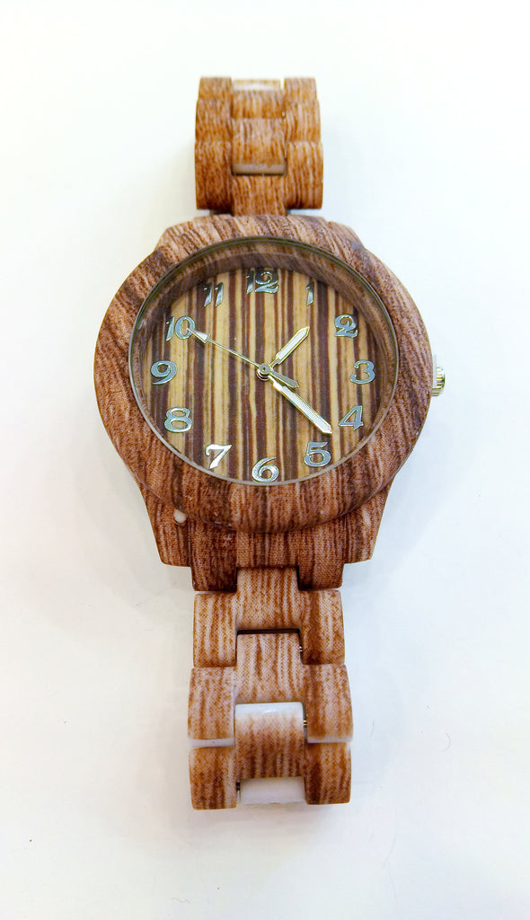 Ρολόι σε απομίμηση ξύλου (Κωδ:Β334500)